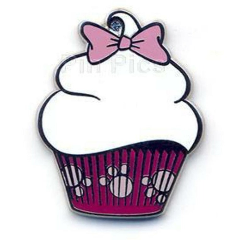 Disney Pin Marie Aristocats Cat Kitten Kitty Character Cupcake Pin 82954